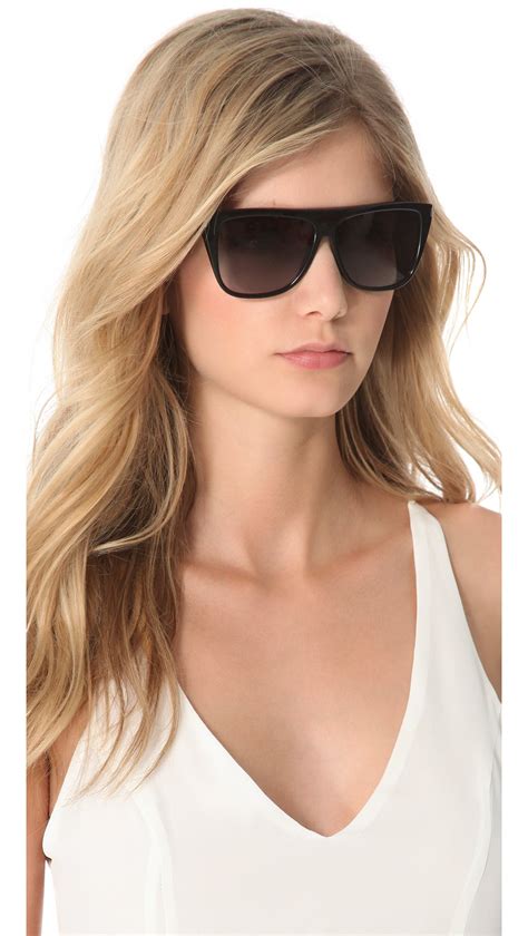 ysl women's eyeglasses|saint laurent flat top sunglasses.